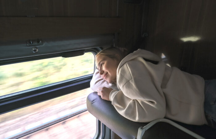 Travel.train travel,Eco travel by train,woman traveling alone,digital nomad,bleisure,work travel,nomad aesthetic,nomadding,road trip solo,memoon,solo honeymoon,slow travel